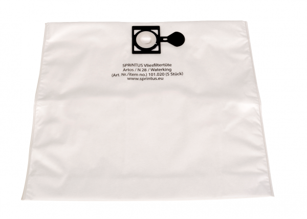fleece filter bag Artos/N28/Waterking (PU=5 pcs.)