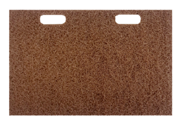 Large brown striped pad