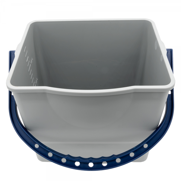 bucket CombiX / VariX 18 litres, grey, handle blue