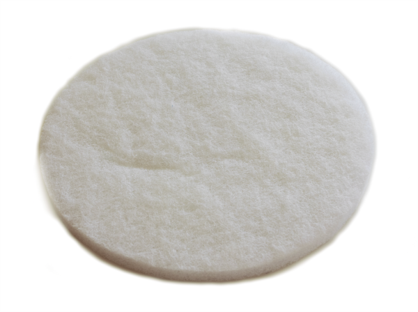 pad white (PU=5 pcs.), 15", thickness 20mm