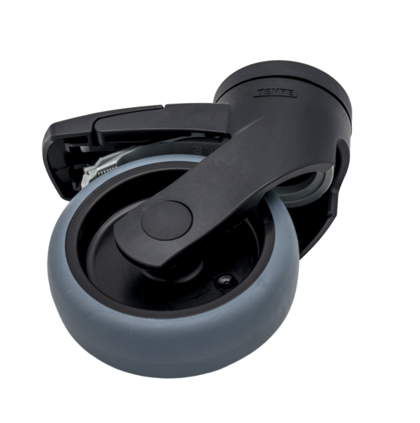 Lenkrolle Kunststoff mit Bremse, D100