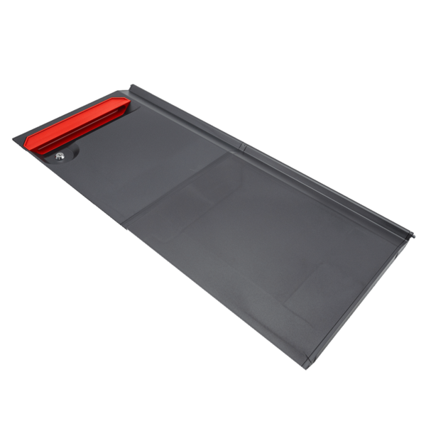 large door, right, with lock