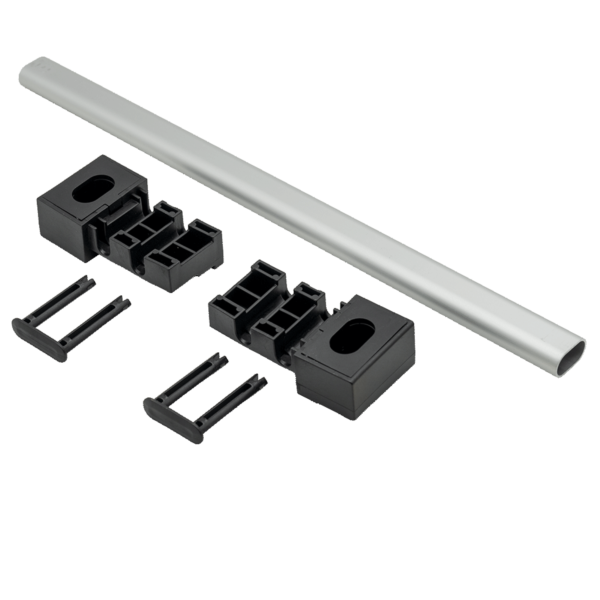 KIT Aluminum pushing handle with clips