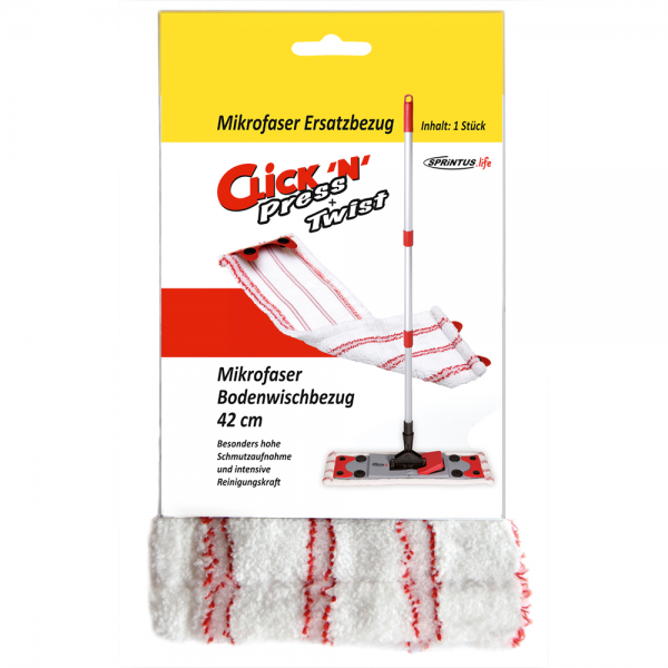 Spare mop pad for "Click'N'Press" and "Click'N'Twist" - 1 piece
