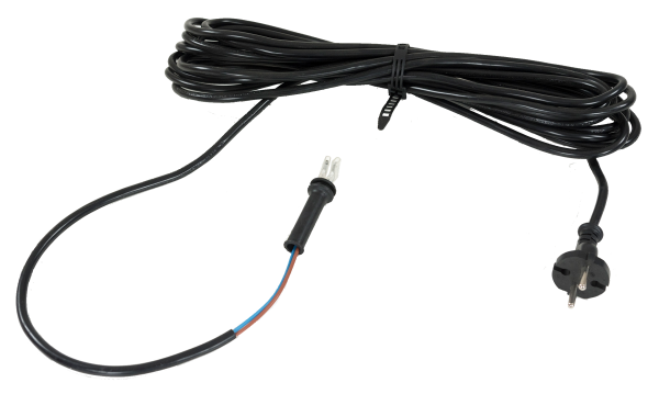 power cord, 7,5m, black