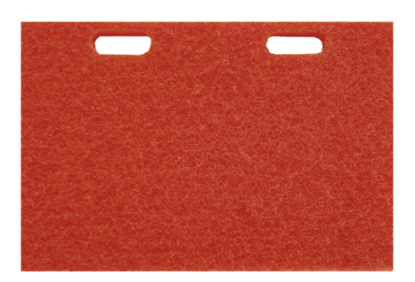 Large red pad